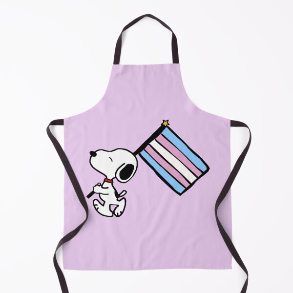 Item preview, Snoopy Walking Transgender Pride Flag Banner designed and sold by Bohepa.