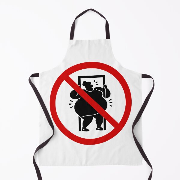 Item preview, No Fat People Allowed designed and sold by MonkiFlipp.