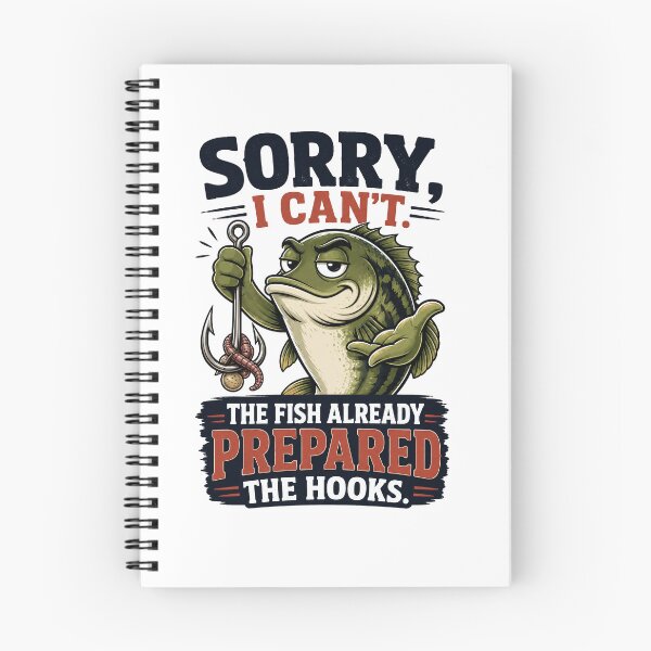 Item preview, Funny Fishing – The Fish Prepared the Hooks designed and sold by VisualWeight.