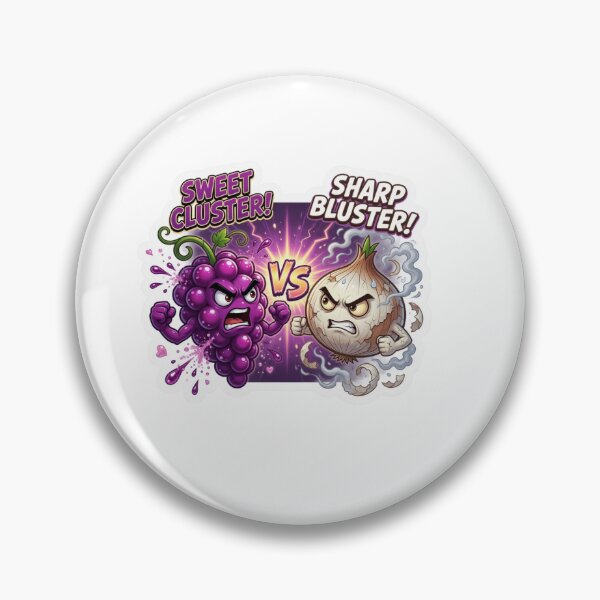 Item preview, Grapes Versus Onion Layer Battle Sticker designed and sold by Imaginarium of Chaos falcon88 .