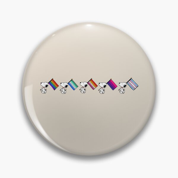 Item preview, Snoopy Diversity Pride Flags Line Gay Lesbian Bi Trans designed and sold by Bohepa.