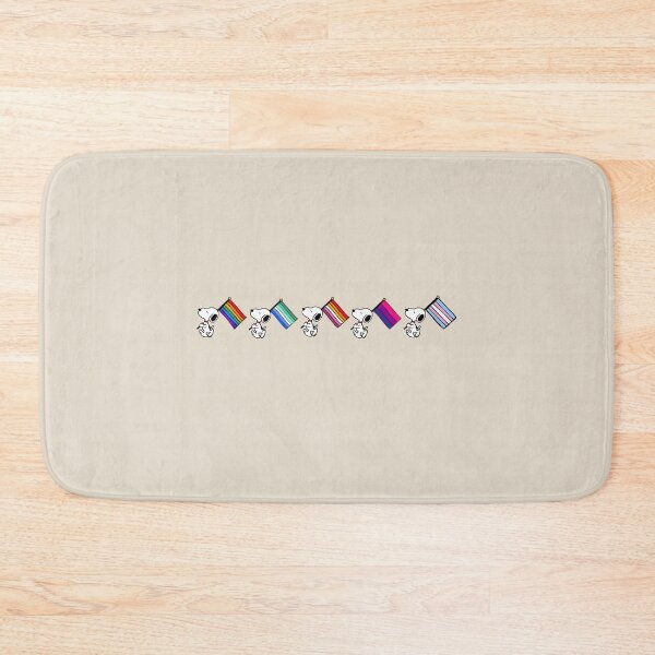 Item preview, Snoopy Diversity Pride Flags Line Gay Lesbian Bi Trans designed and sold by Bohepa.