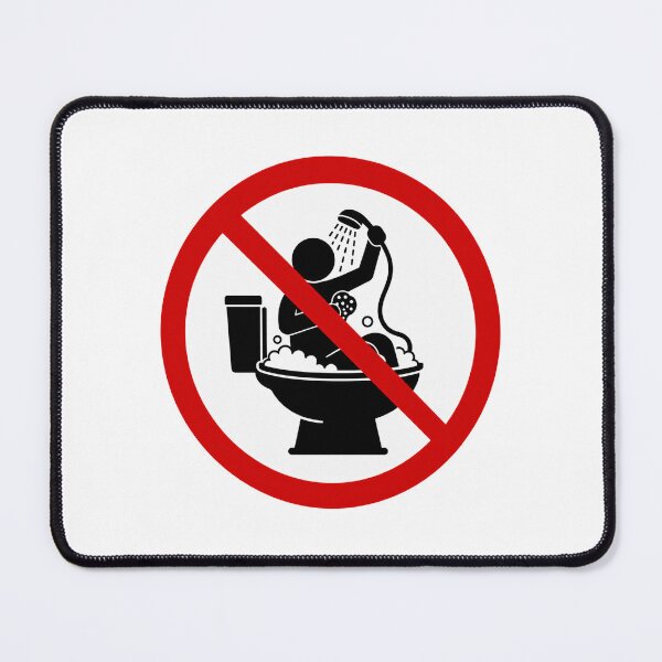 Item preview, No Showering Allowed designed and sold by MonkiFlipp.