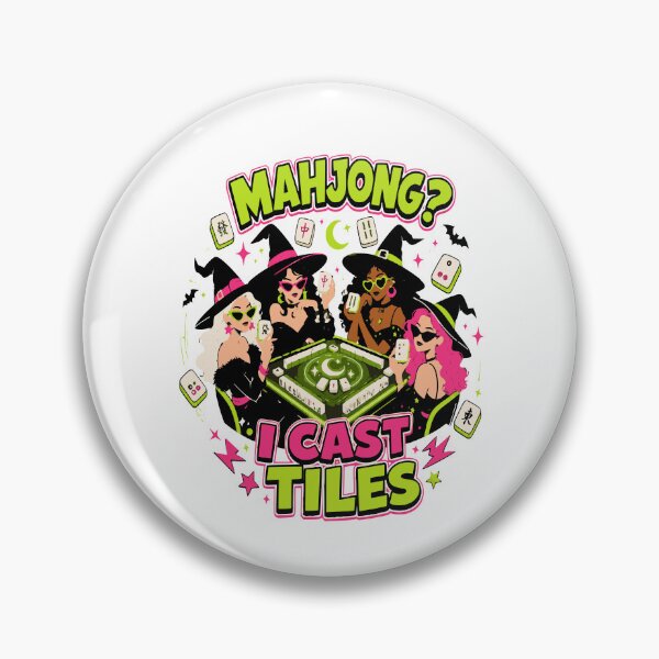Item preview, Spooky Halloween Mahjong Club – Mahjong Lover Design designed and sold by JansenGS.
