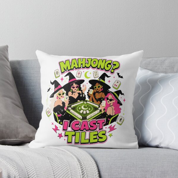 Item preview, Spooky Halloween Mahjong Club – Mahjong Lover Design designed and sold by JansenGS.