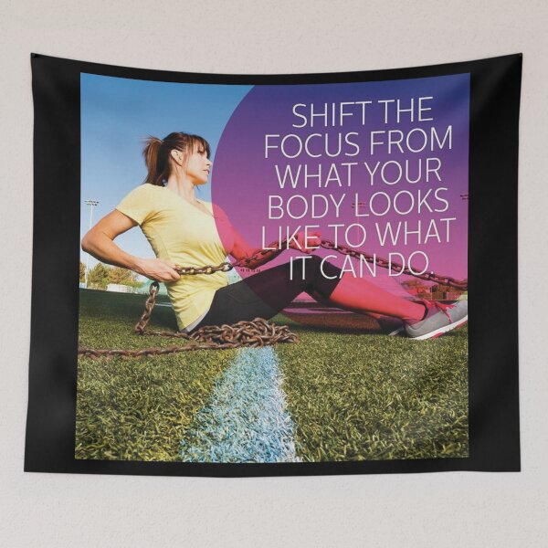 Item preview, Women's Fitness Inspirational Quote designed and sold by superfitstuff.