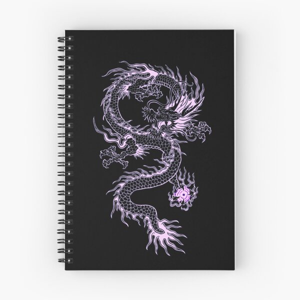Item preview, Pastel Pink Japanese Dragon - Soft Goth & Trendy Alternative Art designed and sold by BrontesWhimsyStore.