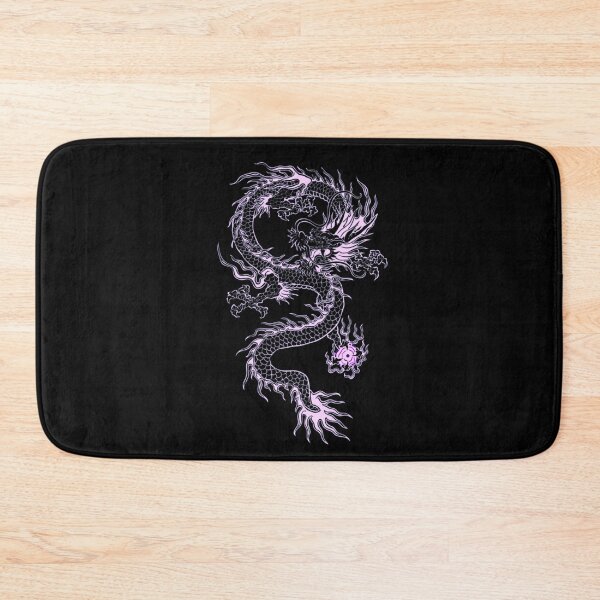 Item preview, Pastel Pink Japanese Dragon - Soft Goth & Trendy Alternative Art designed and sold by BrontesWhimsyStore.