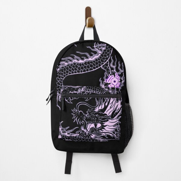 Item preview, Pastel Pink Japanese Dragon - Soft Goth & Trendy Alternative Art designed and sold by BrontesWhimsyStore.