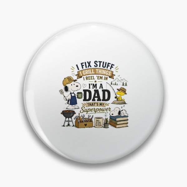 Item preview, Snoopy Fix Grill Reel Dad Superpower Father Day designed and sold by cesrahotdemo.