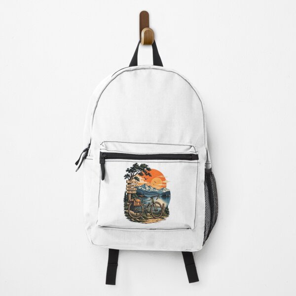 Item preview, Vintage Bicycle Adventure – Retro Travel & Cycling T-Shirt Design designed and sold by LarkLeaf.