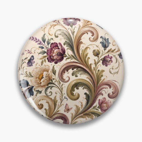 Item preview, Norwegian Rosemaling Oil On,Norwegian Blue Telemark Rosemaling  designed and sold by Owneysweet.