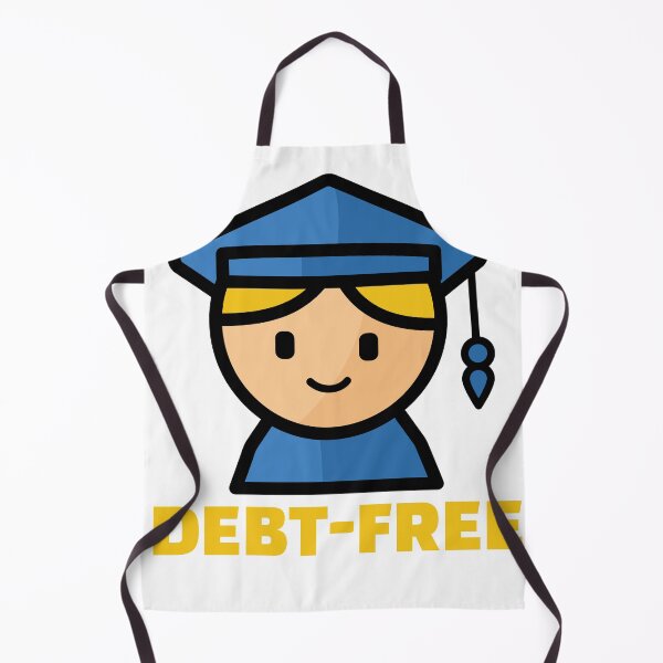Item preview, Debt-Free Graduate Student Graduation Design designed and sold by chaaval.