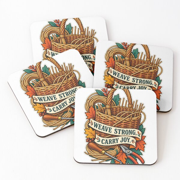 Item preview, Weave Strong Carry Joy Basketry Maker Gift designed and sold by CheerfulNest.