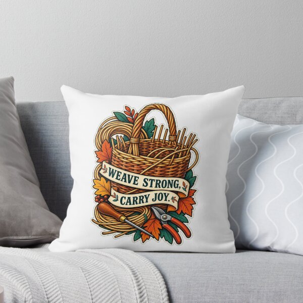 Item preview, Weave Strong Carry Joy Basketry Maker Gift designed and sold by CheerfulNest.