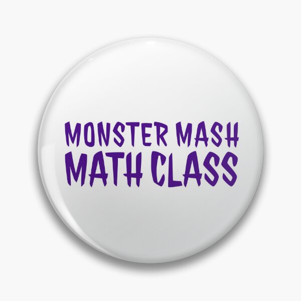 Item preview, Funny Halloween Monster Teacher Mash Math Class Shirt Design designed and sold by E-lenaLu.