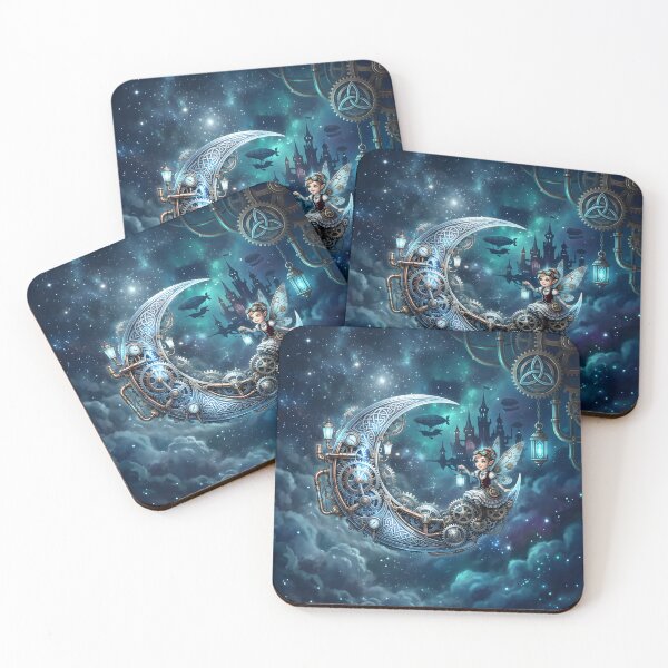 Item preview, Moonlit Clockwork Fairy – Celtic Steampunk Fantasy. designed and sold by nicky2342.
