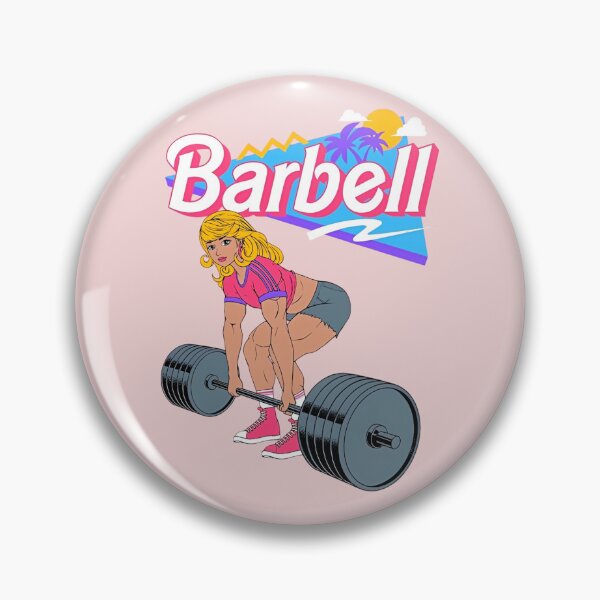 Artikelvorschau, Retrowave Gym Doll Barbell Deadlift entworfen und verkauft von Bohepa.