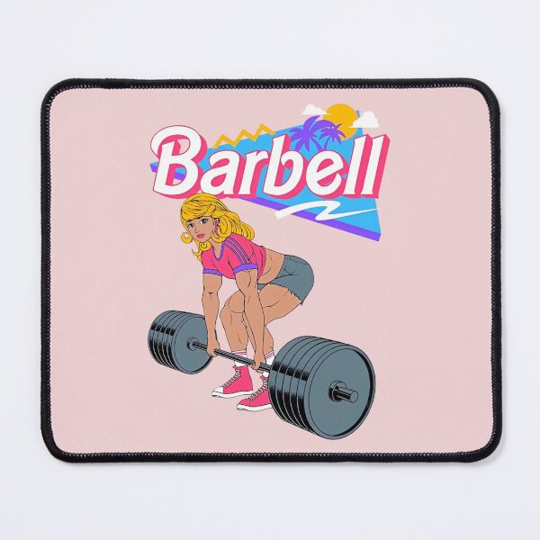 Item preview, Retrowave Gym Doll Barbell Deadlift designed and sold by Bohepa.