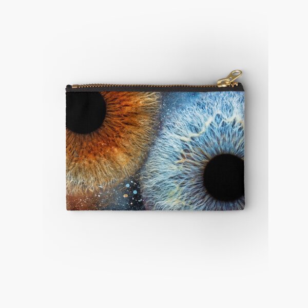 Item preview, Cosmic Human Iris Macro Blue And Amber Eyes Galaxy Art designed and sold by LYAN-STORE.