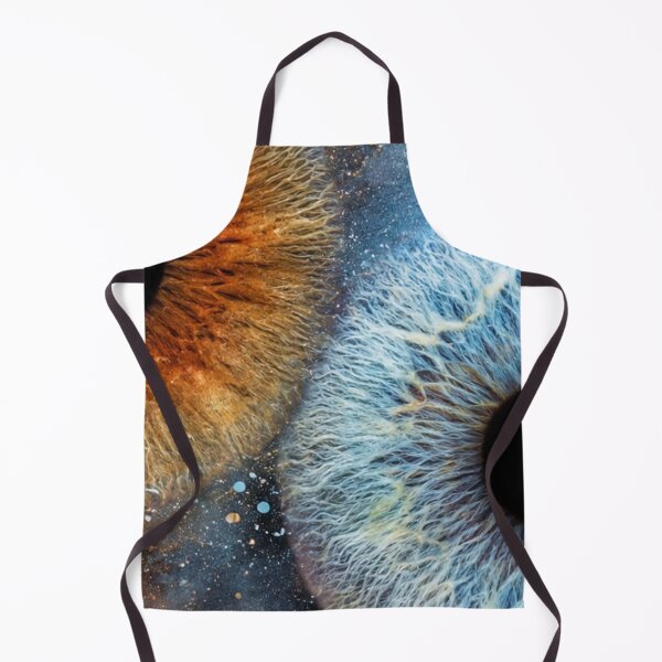 Item preview, Cosmic Human Iris Macro Blue And Amber Eyes Galaxy Art designed and sold by LYAN-STORE.