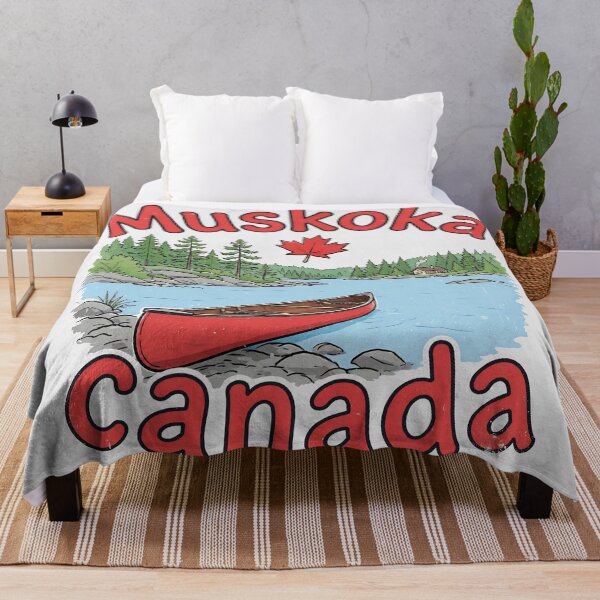 Item preview, Muskoka Lake Ontario Canada Cute Landscape designed and sold by HowToCanadian.