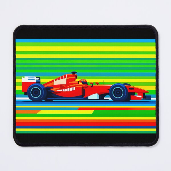 Item preview, Michael Schumacher Race Car Flat Vector Style designed and sold by PitWallArt.