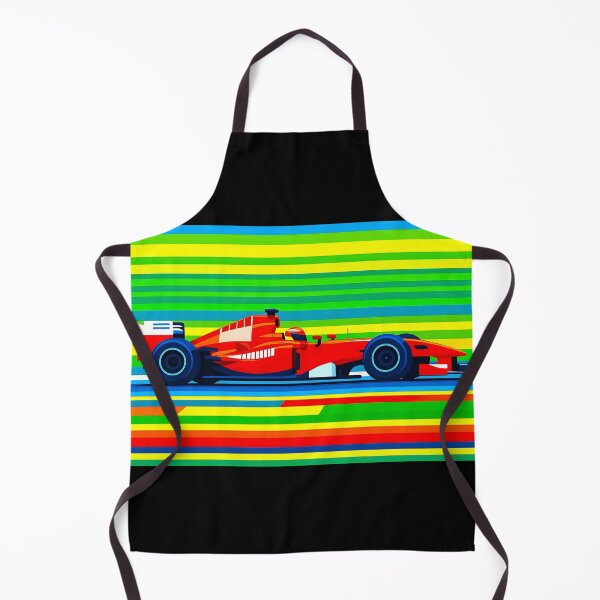 Item preview, Michael Schumacher Race Car Flat Vector Style designed and sold by PitWallArt.