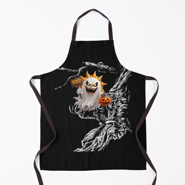 Item preview, Pumpkin Funny Sun Ghost Halloween – Spooky Monster Cartoon Angry designed and sold by MOHAMED FRASER.