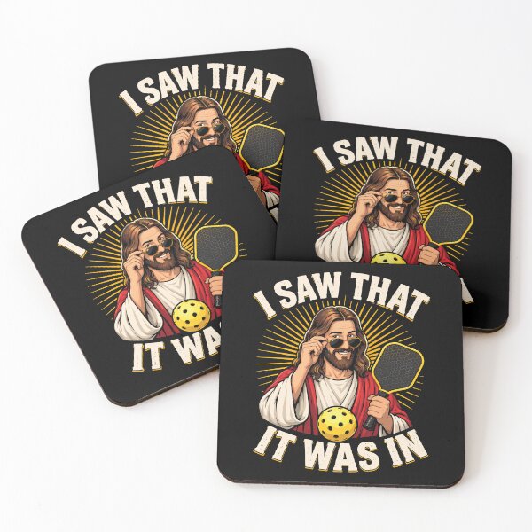 Item preview, I Saw That, It Was In Funny Jesus Pickleball Humor designed and sold by Izanmie.