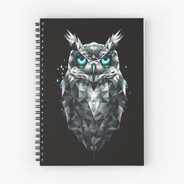 Item preview, An owl made of triangles designed and sold by STATIC SOUL.
