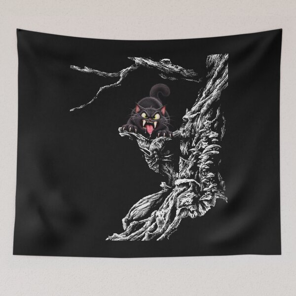 Item preview, Cat Tree Halloween Head Gets Mad Funny designed and sold by MOHAMED FRASER.