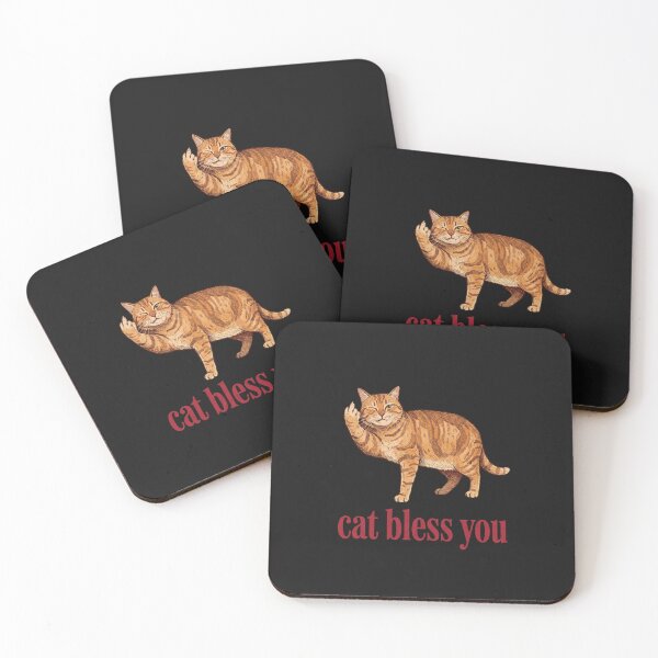 Item preview, Cat Bless You Funny Orange Tabby Middle Finger Vintage designed and sold by SEINENGAPPI23.