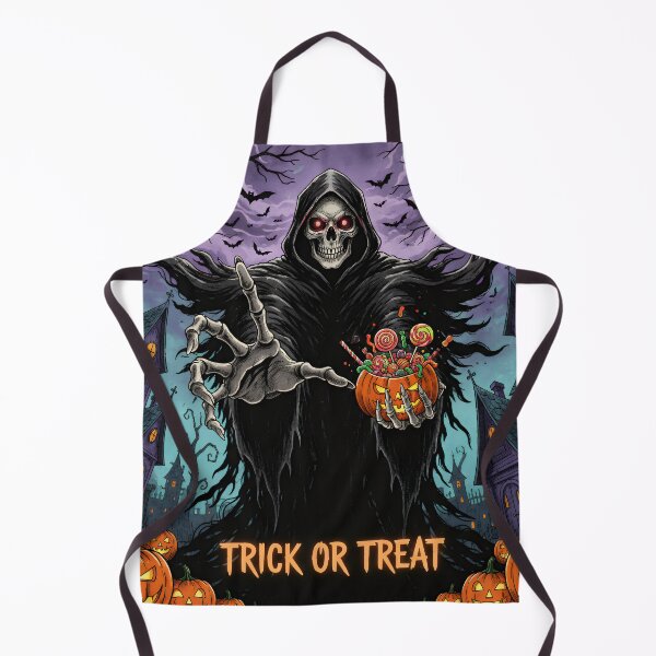 Item preview, Dark Halloween Grim Reaper Trick or Treat Gothic Art designed and sold by cr6zym1nd.