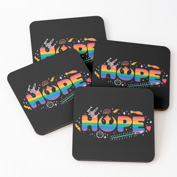 Item preview, Star Wars Rebel Alliance HOPE Rainbow Doodle designed and sold by Bohepa.