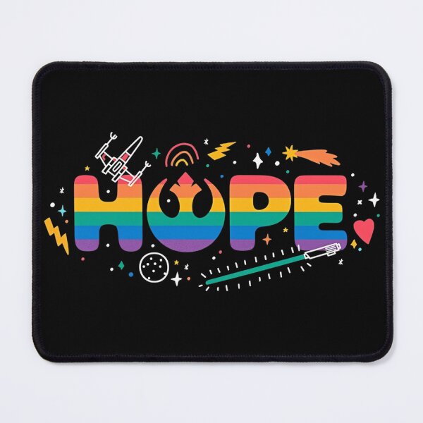 Item preview, Star Wars Rebel Alliance HOPE Rainbow Doodle designed and sold by Bohepa.