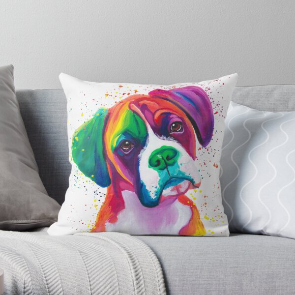 Boxer hotsell dog cushion