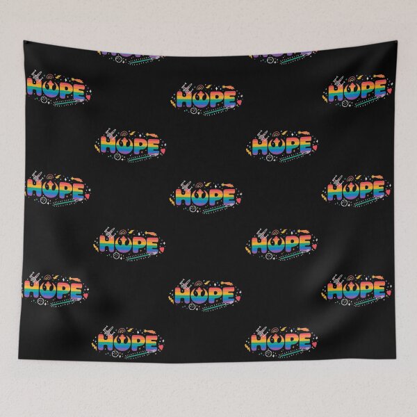 Item preview, Star Wars Rebel Alliance HOPE Rainbow Doodle designed and sold by Bohepa.