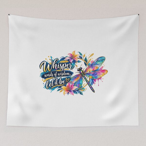 Item preview, Copy of Whisper Words of Wisdom Let It Be Dragonfly Watercolor Art T-Shirt & Hat designed and sold by KTD28_SHOP.