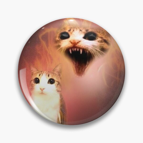 Item preview, Meowl Fiery Spirit - Unhinged Cat Owl Hybrid Meme Art designed and sold by BrontesWhimsyStore.