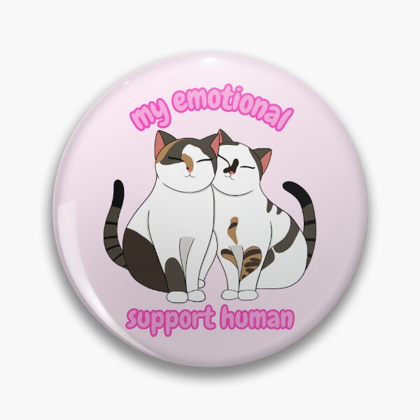 Item preview, My Emotional Support Human Kitties designed and sold by bloomintoyoubiy.