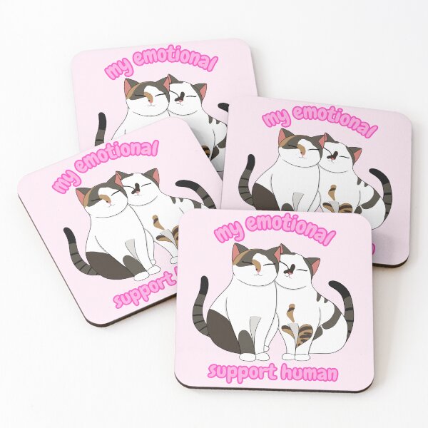 Item preview, My Emotional Support Human Kitties designed and sold by bloomintoyoubiy.