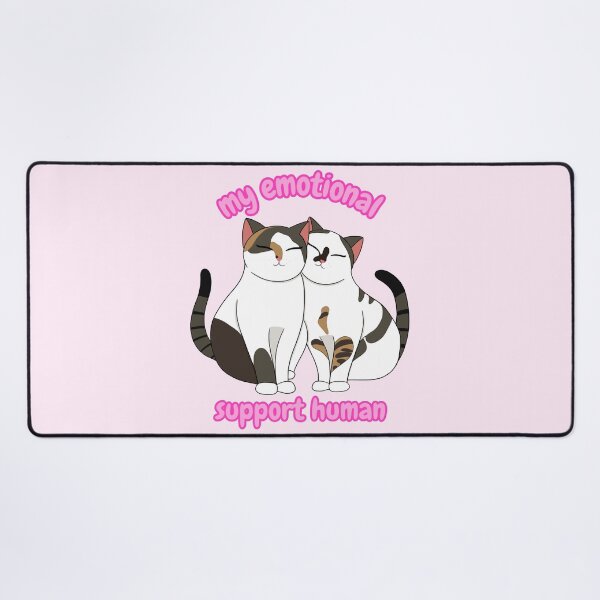 Item preview, My Emotional Support Human Kitties designed and sold by bloomintoyoubiy.