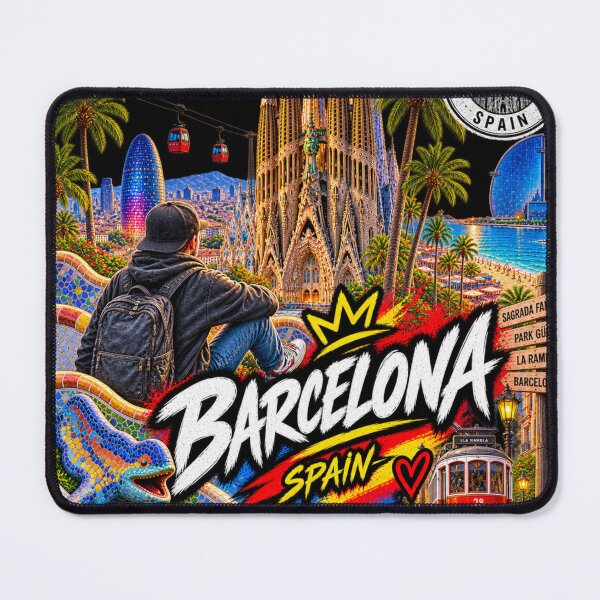 Item preview, Barcelona Spain – Sagrada Familia Street Art Travel Design designed and sold by URBIVO.