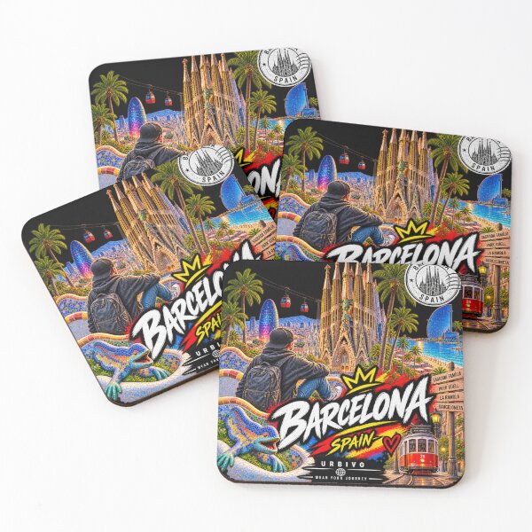 Item preview, Barcelona Spain – Sagrada Familia Street Art Travel Design designed and sold by URBIVO.