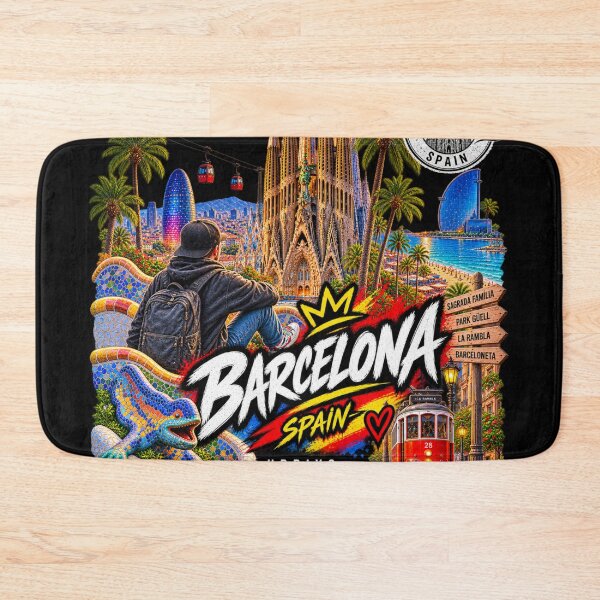 Item preview, Barcelona Spain – Sagrada Familia Street Art Travel Design designed and sold by URBIVO.