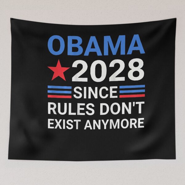Item preview, Obama 2028 Since Rules Dont Exist Anymore Parody designed and sold by Khescoiu.