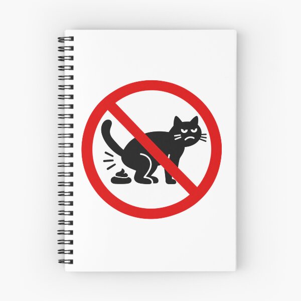 Item preview, No Pooping, Cat! designed and sold by MonkiFlipp.