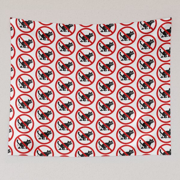 Item preview, No Pooping, Cat! designed and sold by MonkiFlipp.