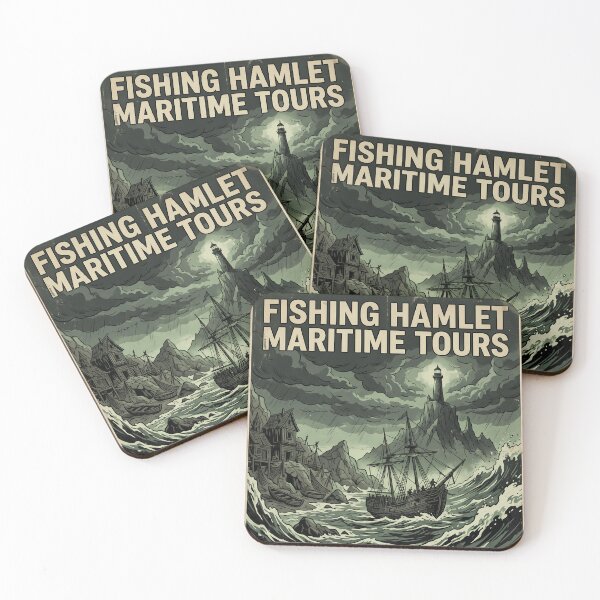 Item preview, Fishing Hamlet Bloodborne Travel Poster designed and sold by Fictional Ink Society.